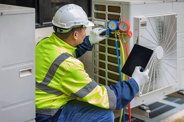 Professional Ductwork Repair technician working in Mattituck, NY